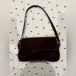 Suede Shoulder Bag